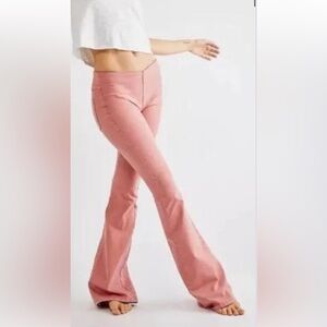 We The Free penny pull on Pink Flare Jeans